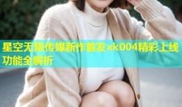 星空无限传媒新作首发xk004精彩上线功能全解析
