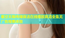 星空无限传媒保洁在线播放高清全集无广告观看体验