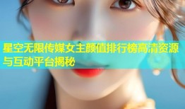 星空无限传媒女主颜值排行榜高清资源与互动平台揭秘
