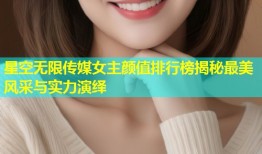 星空无限传媒女主颜值排行榜揭秘最美风采与实力演绎