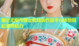 星空无限传媒女优精选作品平台体验精彩演绎魅力