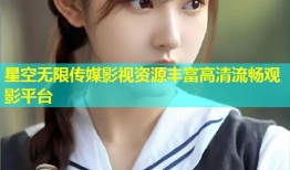 星空无限传媒影视资源丰富高清流畅观影平台