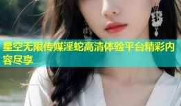 星空无限传媒淫蛇高清体验平台精彩内容尽享