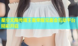 星空无限传媒王者荣耀见面会互动平台精彩开启