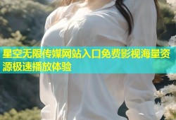 星空无限传媒网站入口免费影视海量资源极速播放体验