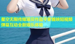 星空无限传媒瑶贝作品平家首映短视频弹幕互动全新娱乐体验