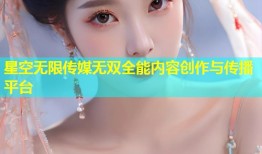 星空无限传媒无双全能内容创作与传播平台