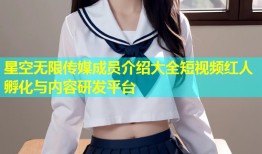 星空无限传媒成员介绍大全短视频红人孵化与内容研发平台